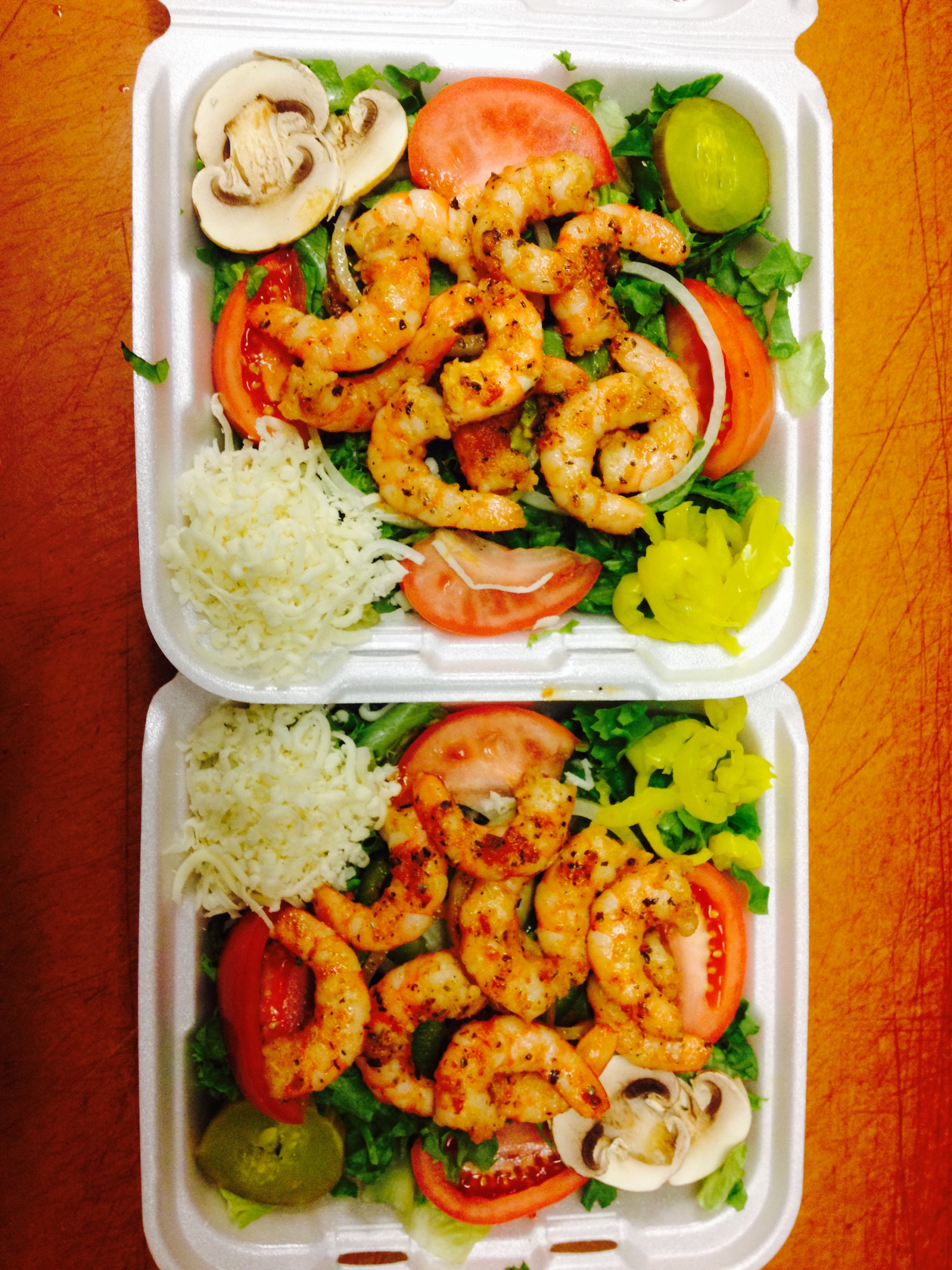 Order Grilled Shrimp Salad food online from Villa Italian store, Greensboro on bringmethat.com