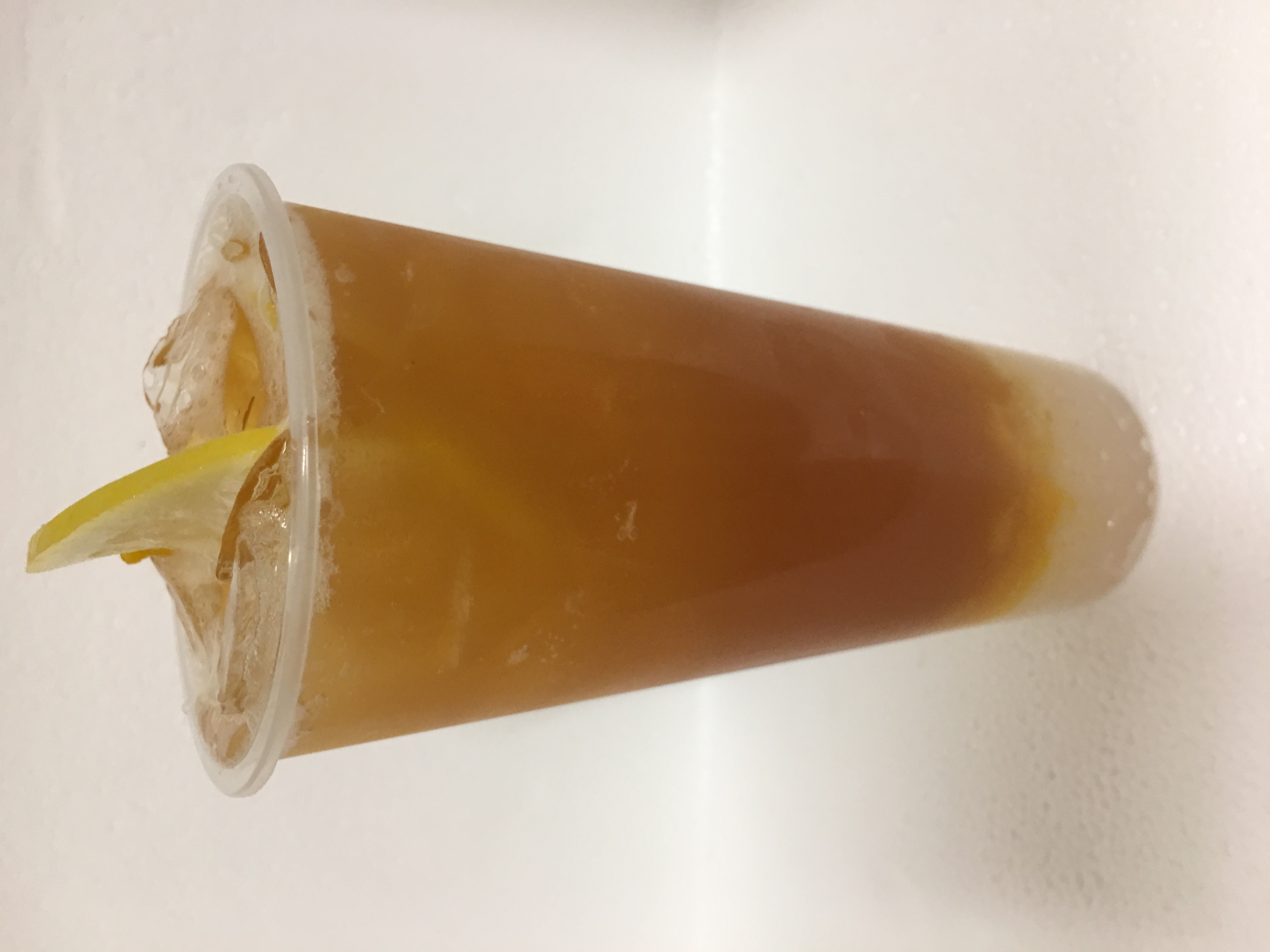 Order fresh peach lemon boba tea（桃桃波波鲜柠茶） food online from Pandora Rolled Ice Cream store, Manhattan on bringmethat.com