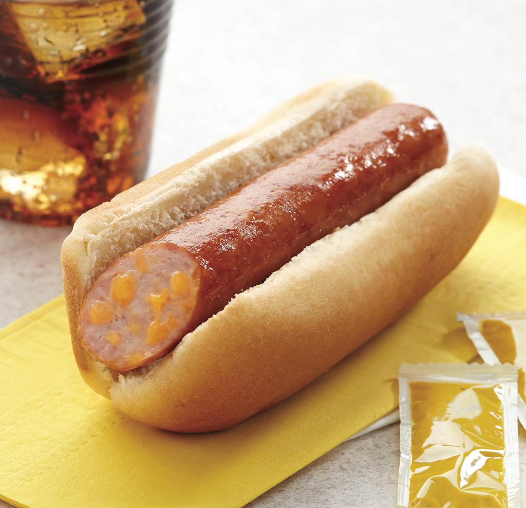 Order Cheddarwarst Hot Dog food online from Speedy Stop store, Humble on bringmethat.com