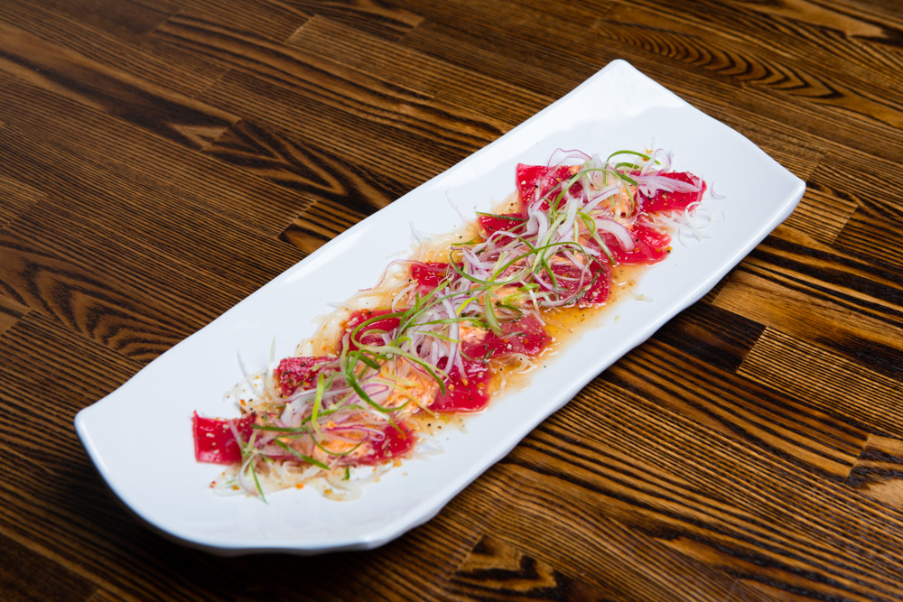 Order Tuna Carpaccio food online from Kaiba Japanese Restaurant store, Anaheim on bringmethat.com