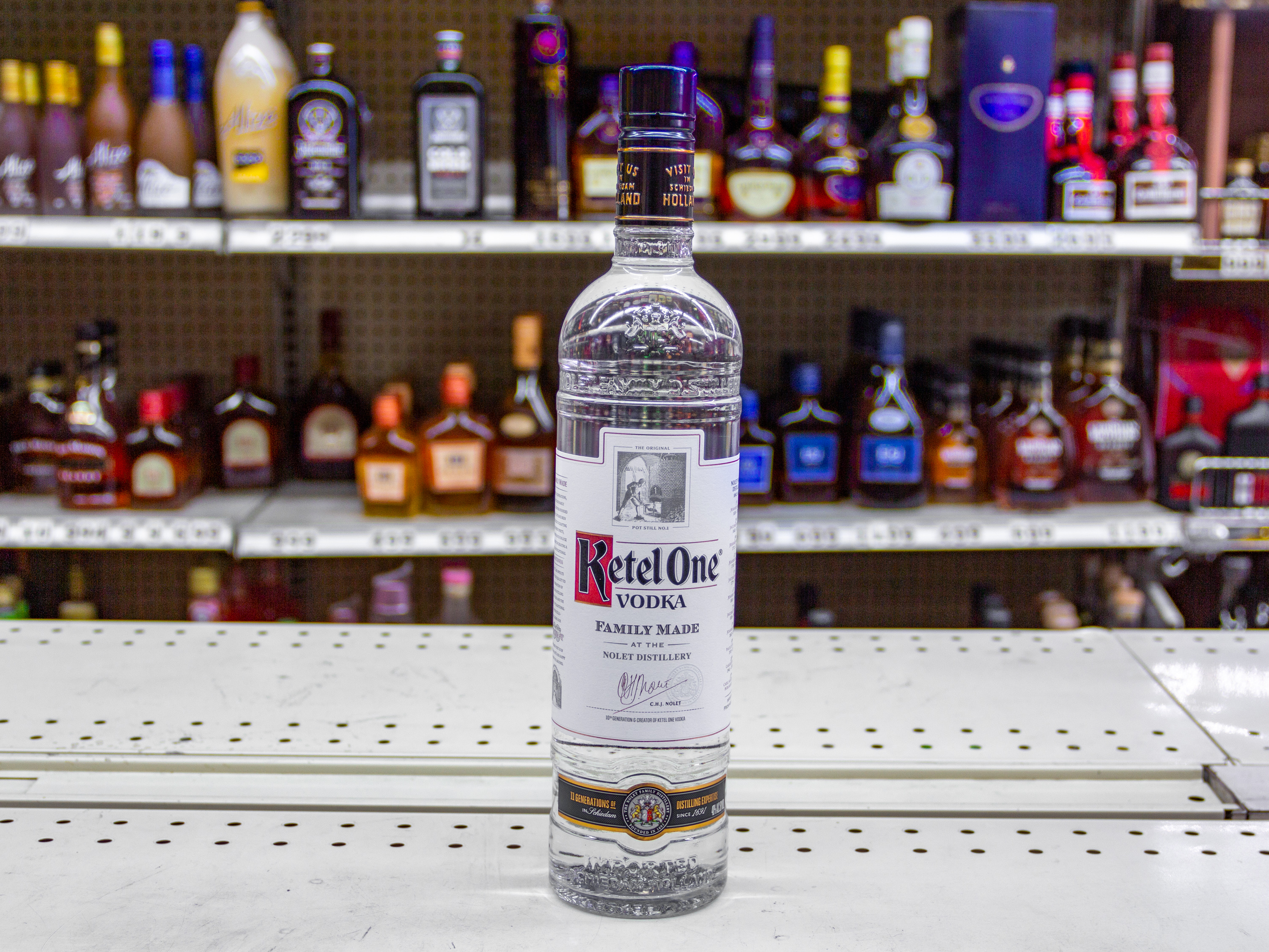 Order Ketel One vodka 750ml food online from Phil Liquor store, Chino on bringmethat.com