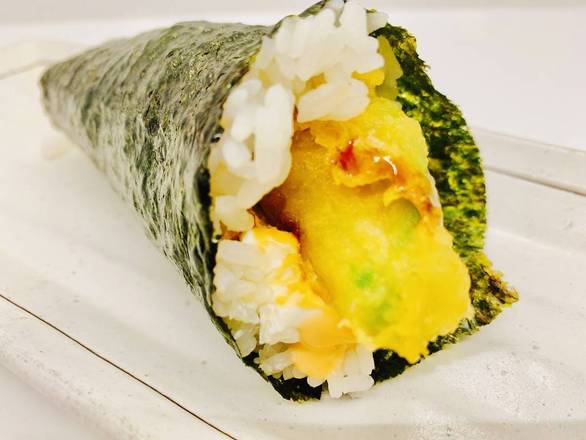 Order Avocado Tempura Hand Roll food online from Narumi Sushi store, Lemon Grove on bringmethat.com