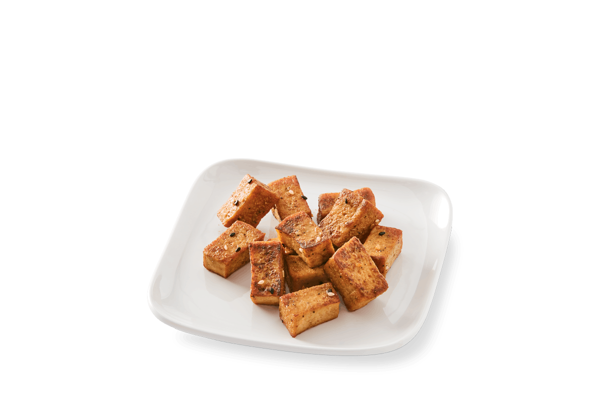 Order Side of Seasoned Tofu  food online from Noodles & Company store, Iowa City on bringmethat.com