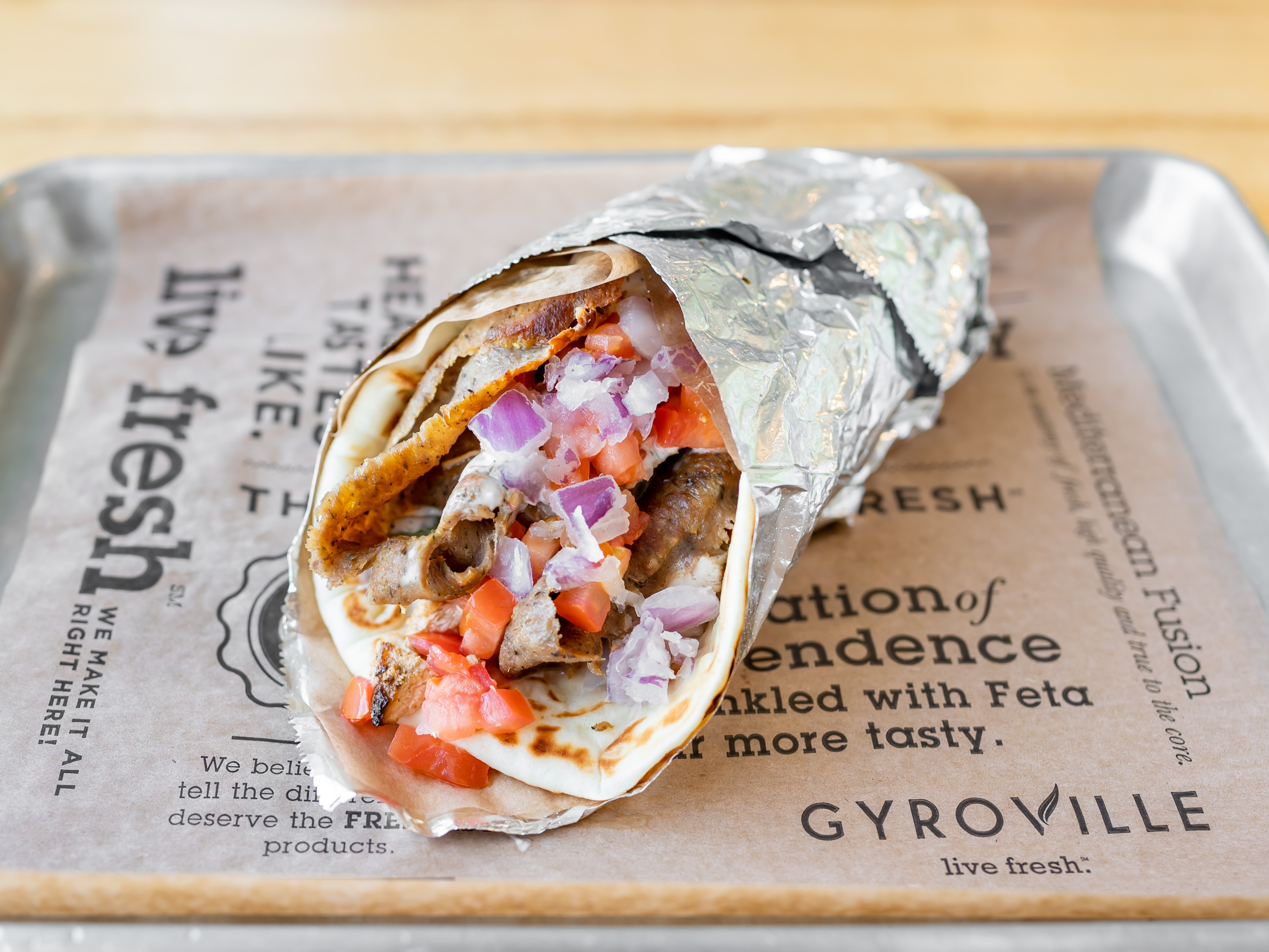 Order Zeus Pita food online from Gyroville store, Topeka on bringmethat.com