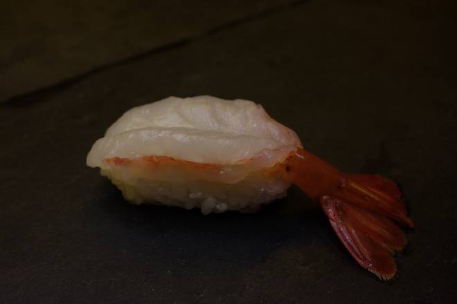 Order Amaebi (Sweet Shrimp) Nigiri food online from Nakato Japanese Restaurant store, Atlanta on bringmethat.com