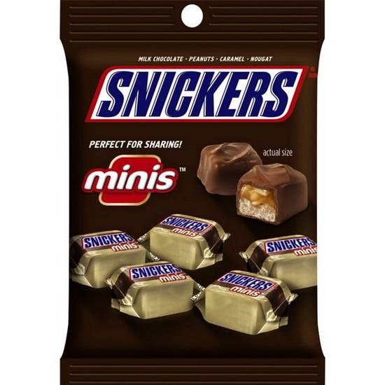 Order Snickers 108241 Snickers Minis Chocolate Candy food online from Exxon Food Mart store, Port Huron on bringmethat.com