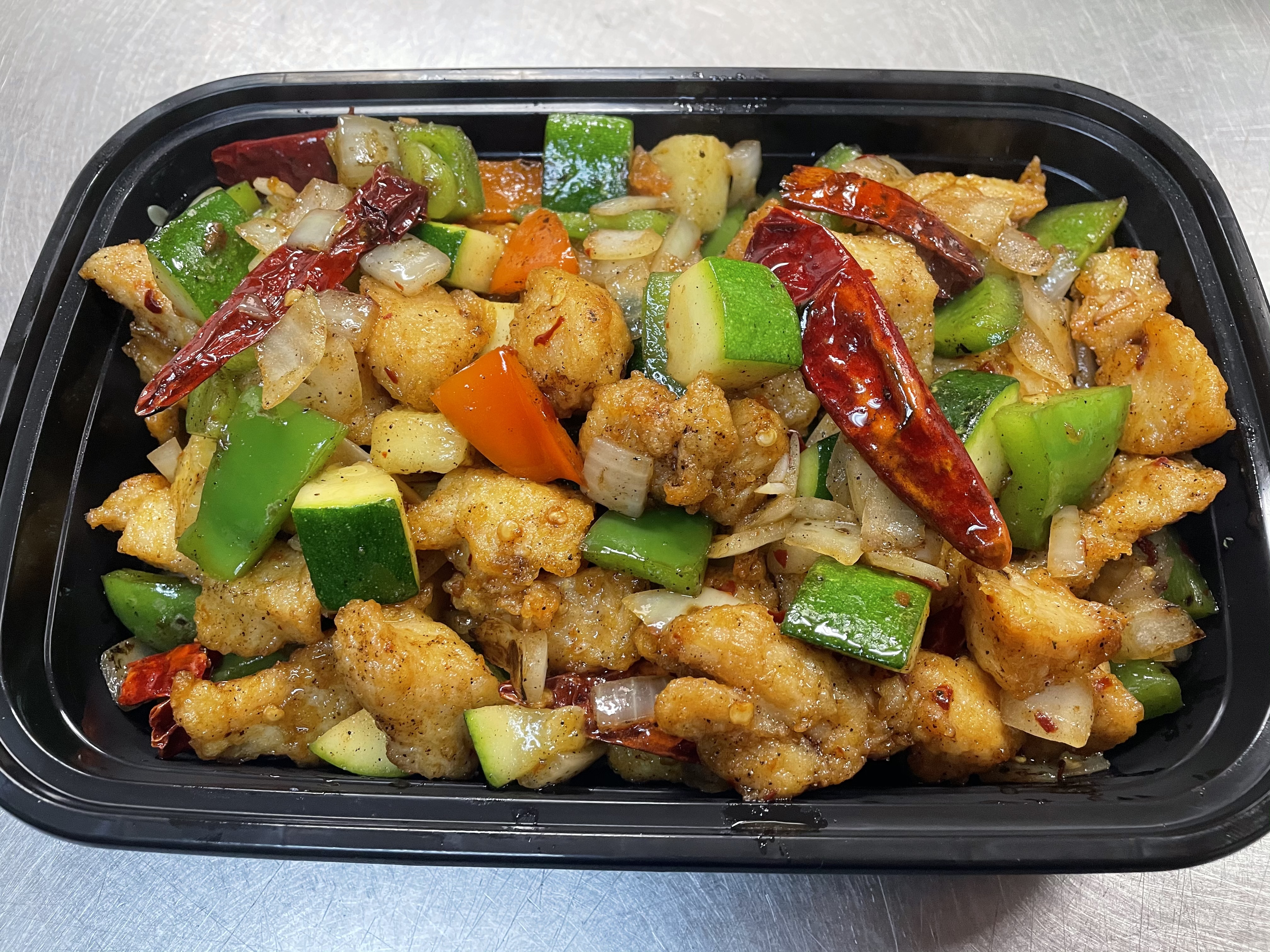 Order Black Pepper Chicken food online from Bamboo Kitchen store, Holland on bringmethat.com