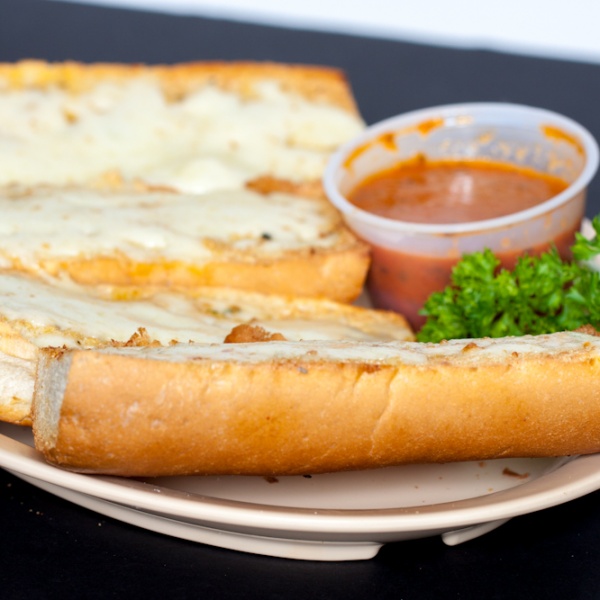 Order Garlic Cheese Bread food online from Riviera Village Pizza store, Redondo Beach on bringmethat.com