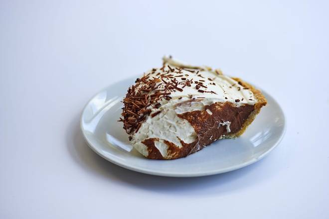 Order Chocolate Cream Pie Slice food online from Farmers & Distillers store, Washington on bringmethat.com