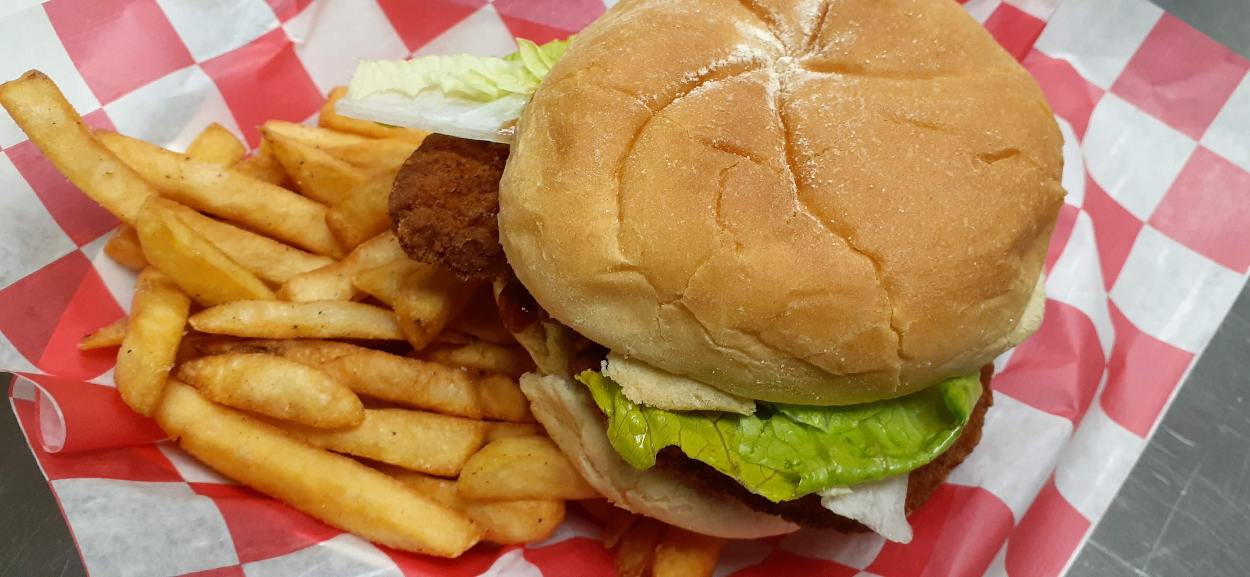 Order Chicken sandwich food online from Crunch And Munch Take Out store, Bridgeport on bringmethat.com