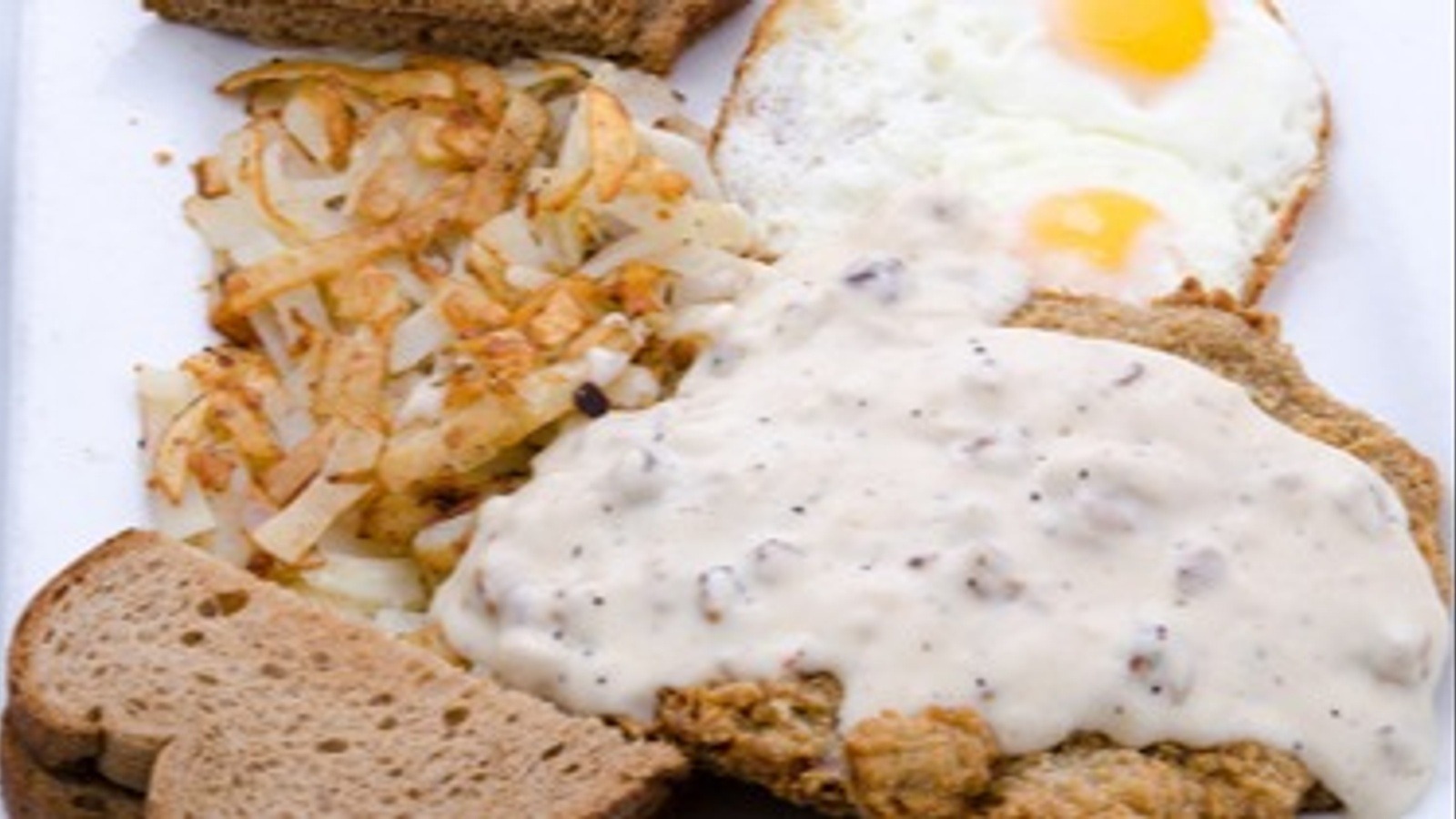 Order Country Fried Steak & Eggs food online from Distill store, Henderson on bringmethat.com
