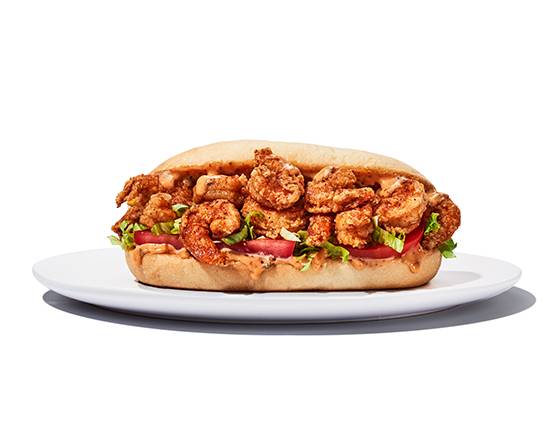 Order B&T-Shrimp Po Boy food online from Hootie's Bait & Tackle store, Fayetteville on bringmethat.com