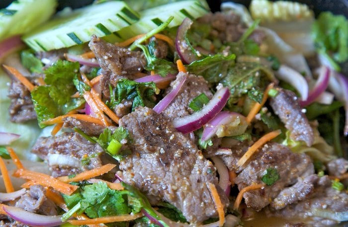 Order 31. Beef Salad food online from Sri Thai Cuisine store, San Francisco on bringmethat.com