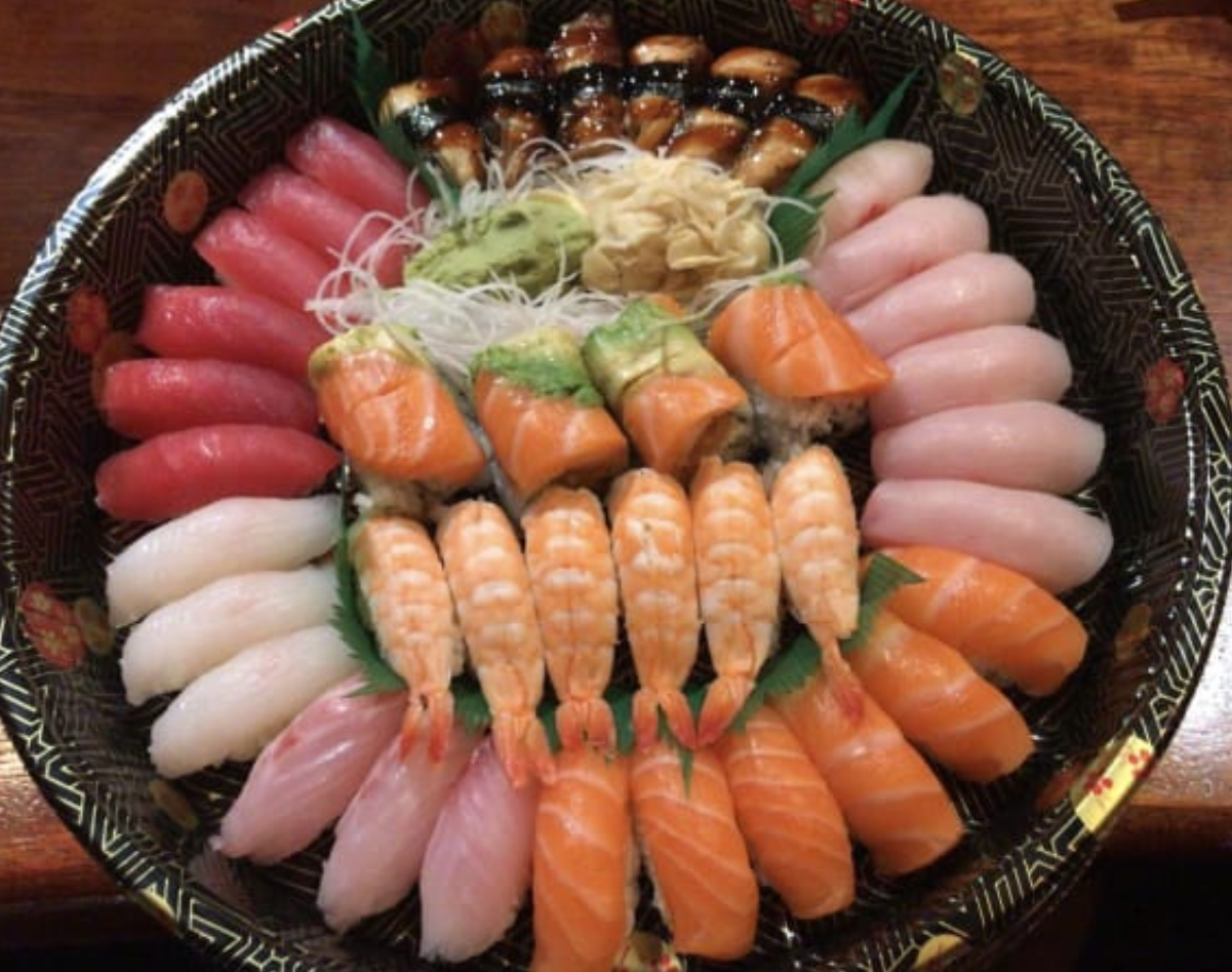 Order B. Sushi Platter food online from Abeca sushi store, New York on bringmethat.com