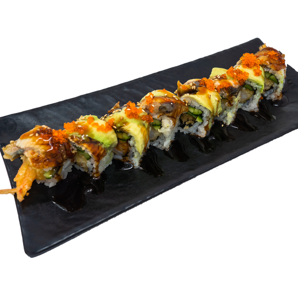 Order Dragon Roll food online from Hikari Sushi store, San Francisco on bringmethat.com