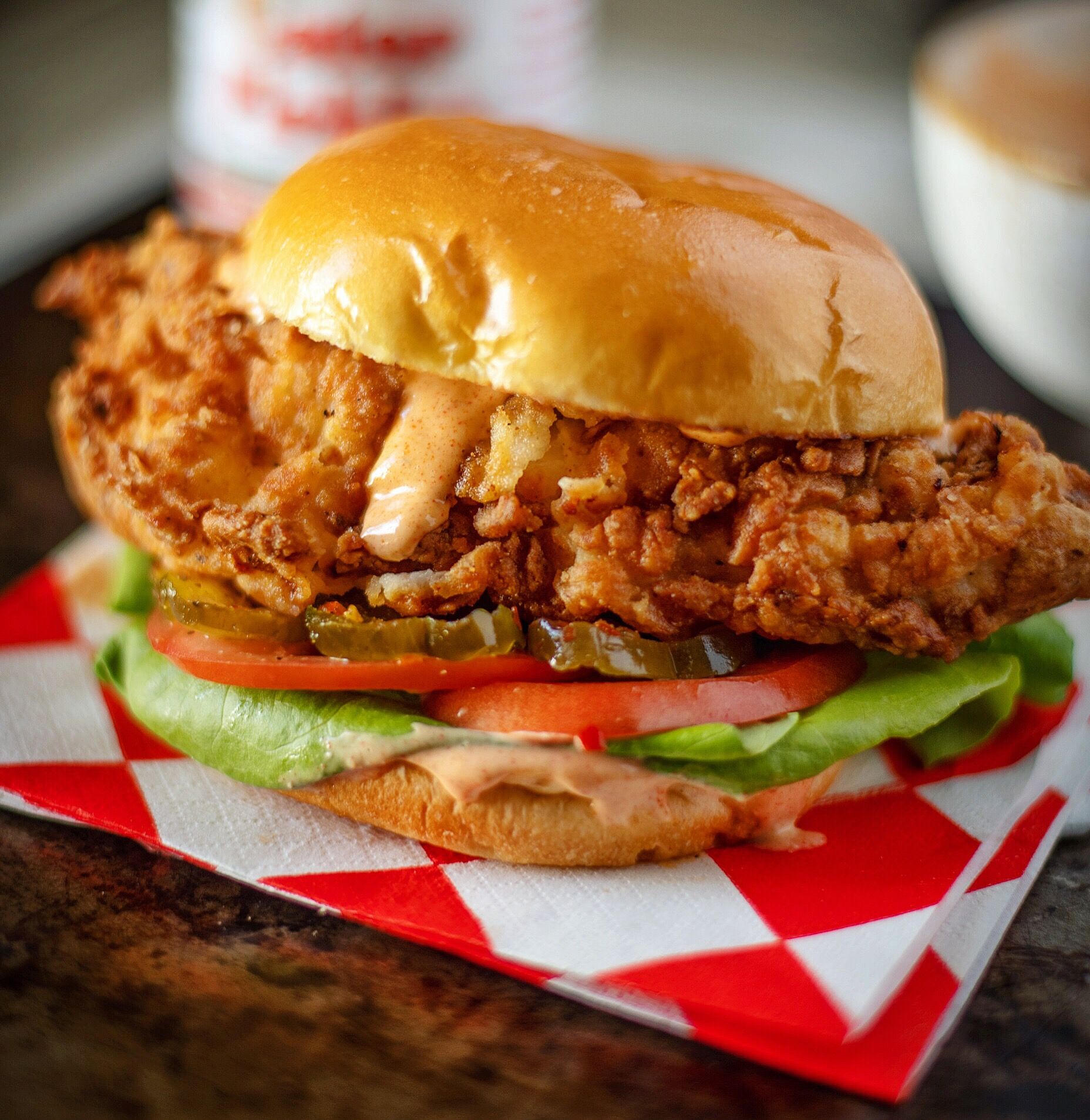 Order Sweet Heat Chicken Sandwich food online from Grid Iron Chicken & Waffles store, Jonesboro on bringmethat.com