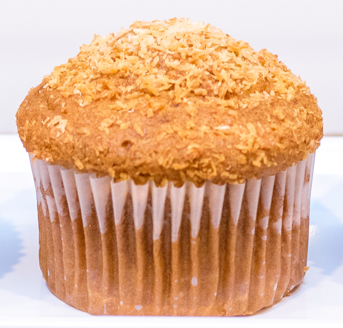 Order Banana Coconut Muffin food online from Nuflours store, Seattle on bringmethat.com
