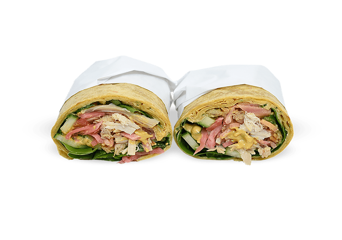 Order 19. lemongrass chicken wrap food online from Wagamama store, Boston on bringmethat.com