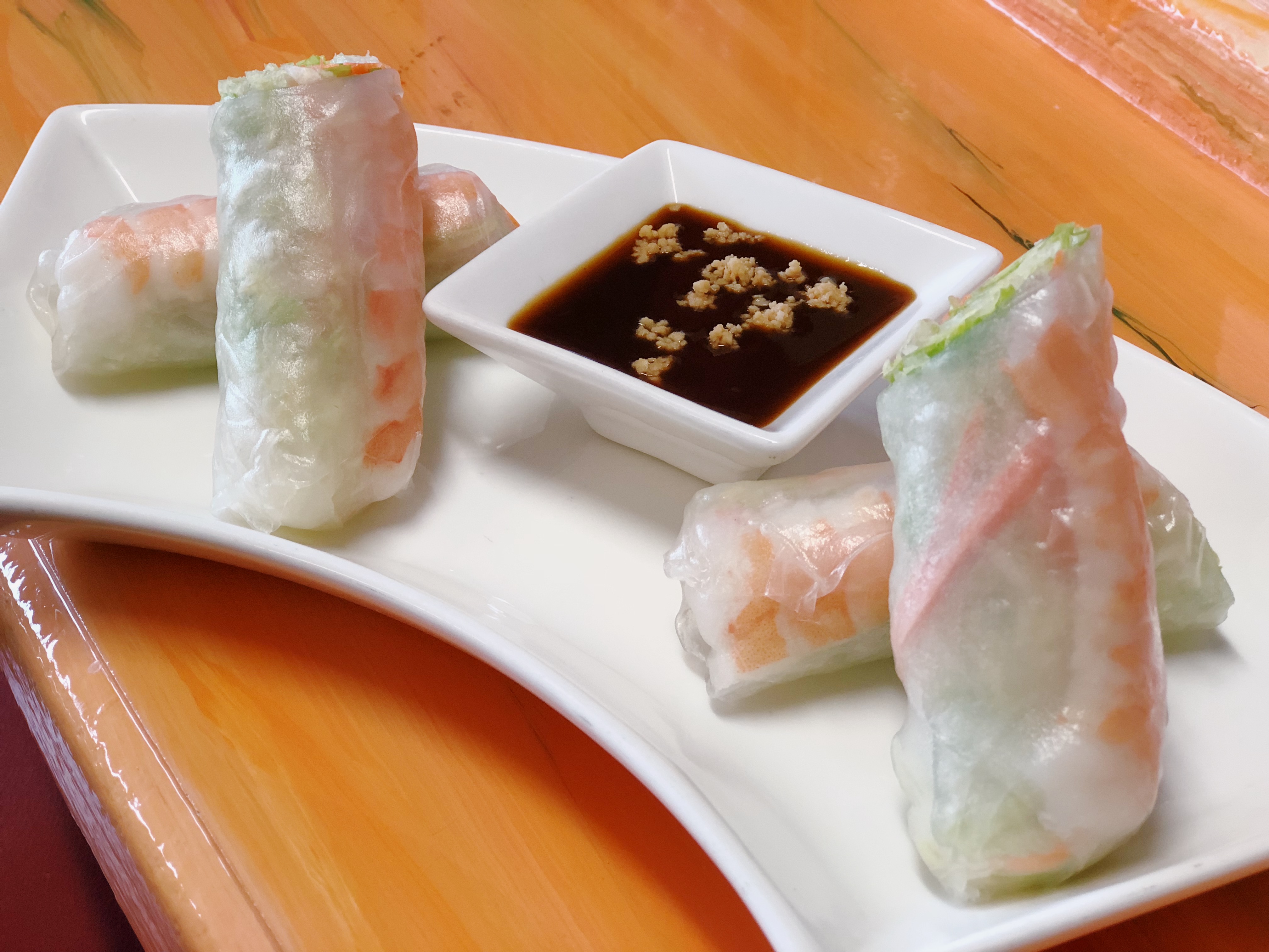 Order 1. Two Fresh Rolls food online from Nisa Thai Cuisine store, Richmond on bringmethat.com
