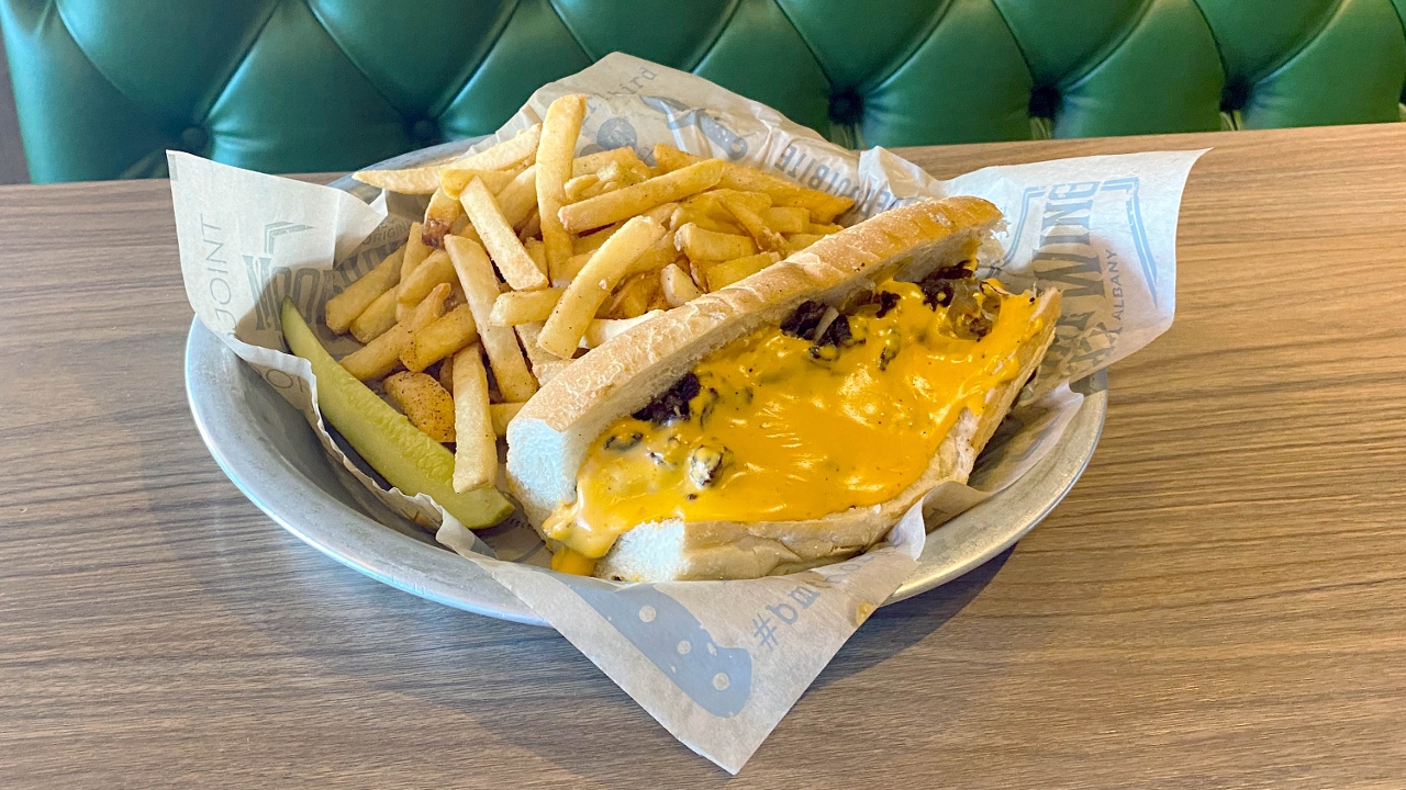 Order Philly Cheese Steak food online from Junior's Bar and Grill store, Albany on bringmethat.com
