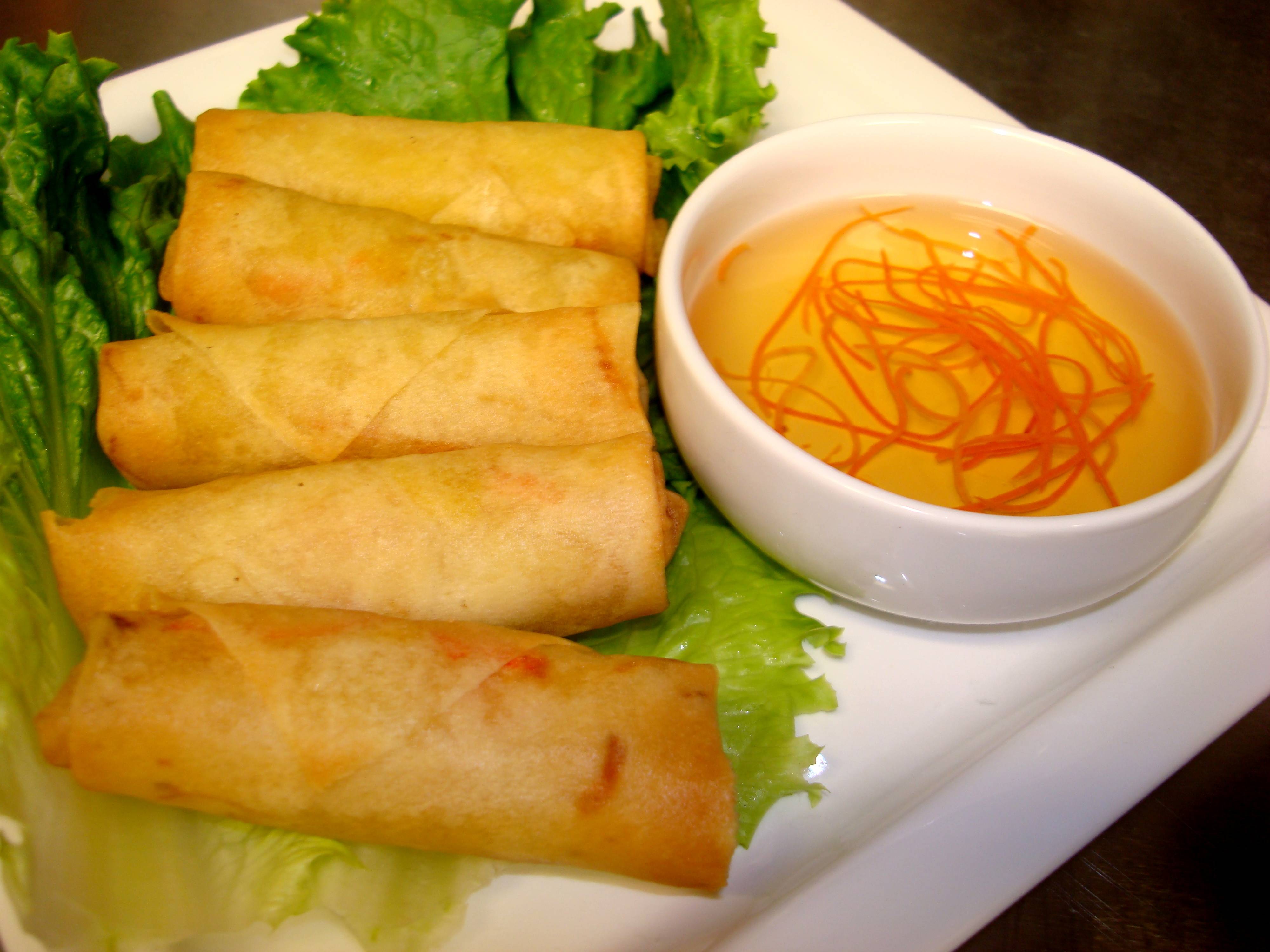 Order Vegetable Spring Roll Vermicelli food online from Thai Bbq store, Newark on bringmethat.com
