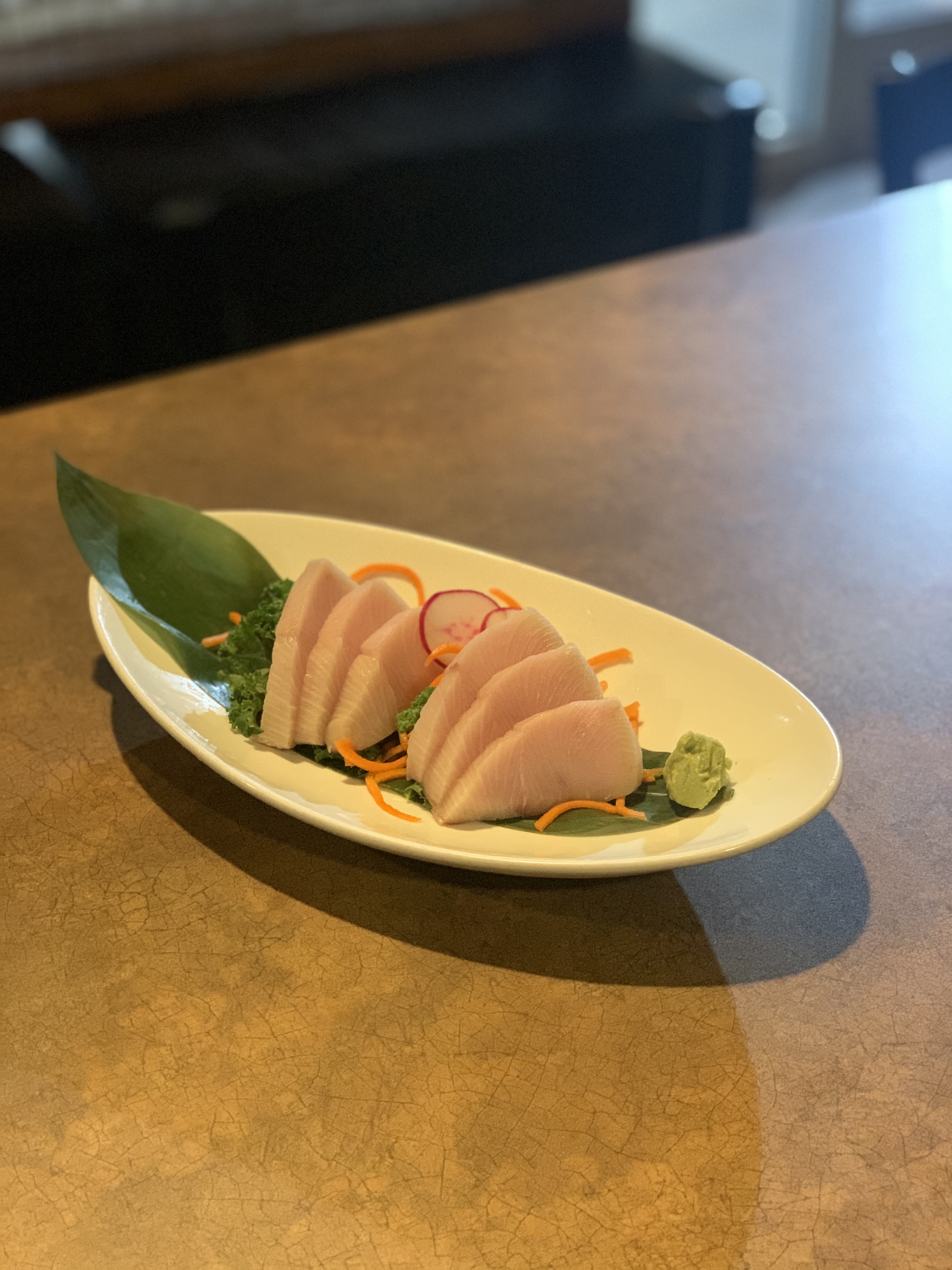 Order Yellowtail Sashimi food online from Bluefin Steak House & Sushi store, Howell on bringmethat.com