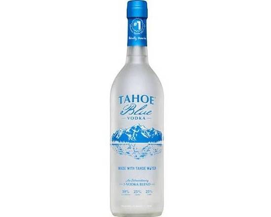 Order Tahoe Blue Vodka 750 ml (40% ABV) food online from Van Ness Liquors store, San Francisco on bringmethat.com