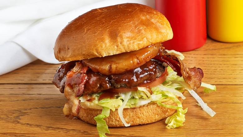 Order Jack Sparrow Burger food online from Twisted Burger store, Round Lake on bringmethat.com