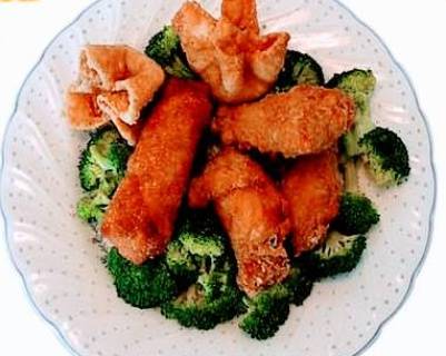 Order Appetizer Combo (6 pcs) food online from Wok Express store, Maryland Heights on bringmethat.com