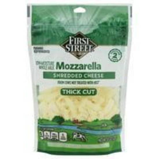 Order First Street Thick Cut Shredded Mozzarella food online from IV Deli Mart store, Goleta on bringmethat.com