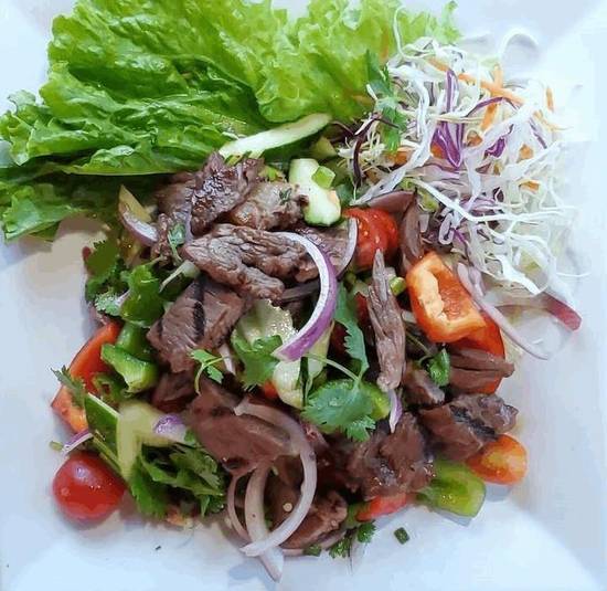 Order Beef Salad food online from Wild Tiger store, Vancouver on bringmethat.com