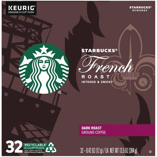 Order Starbucks French Roast Coffee, K-Cup Pods, 32 CT food online from Cvs store, LITTLE ROCK on bringmethat.com