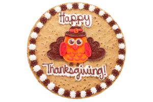 Order Happy Thanksgiving Owl Cookie Cake food online from American Deli on Broad St. store, Athens on bringmethat.com