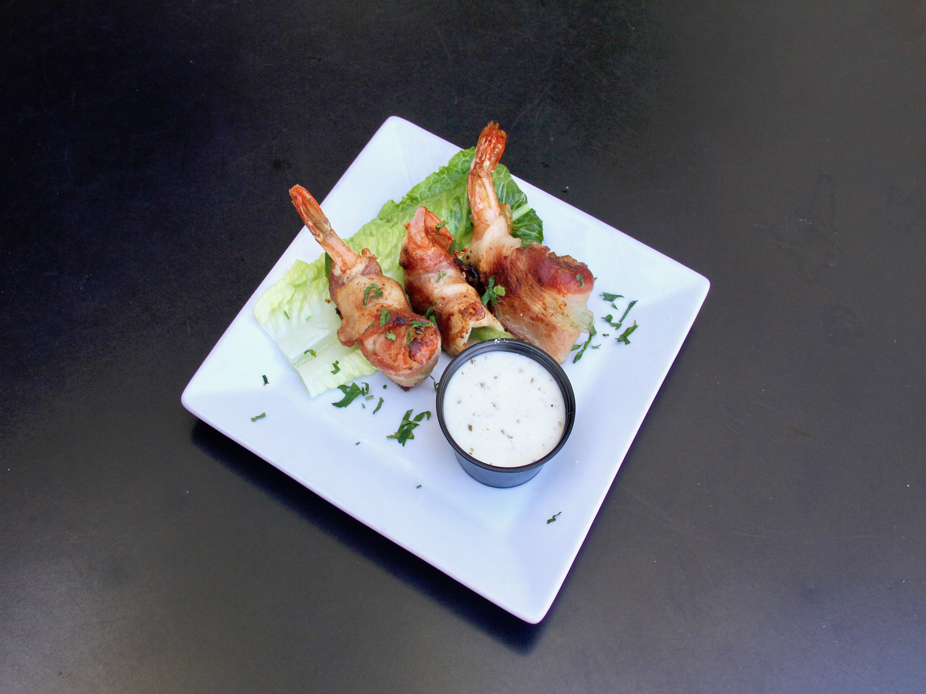 Order Bacon Wrapped Shrimp food online from Q Club store, Oxnard on bringmethat.com