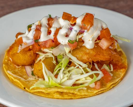 Order Shrimp Taco food online from Baja Cali Fish & Tacos store, Alhambra on bringmethat.com