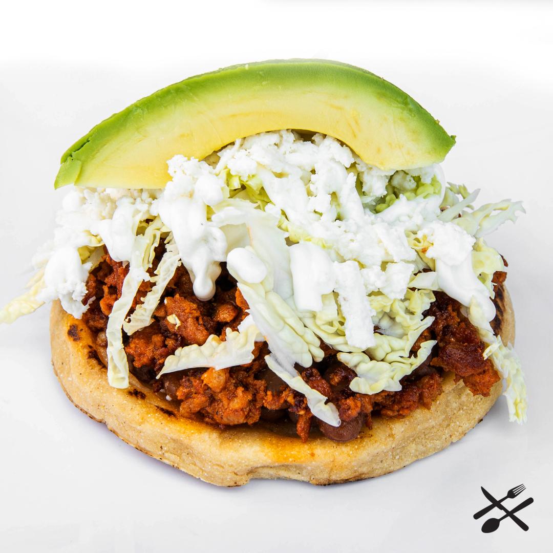 Order Chorizo Sope food online from Spanglish Kitchen store, Alhambra on bringmethat.com