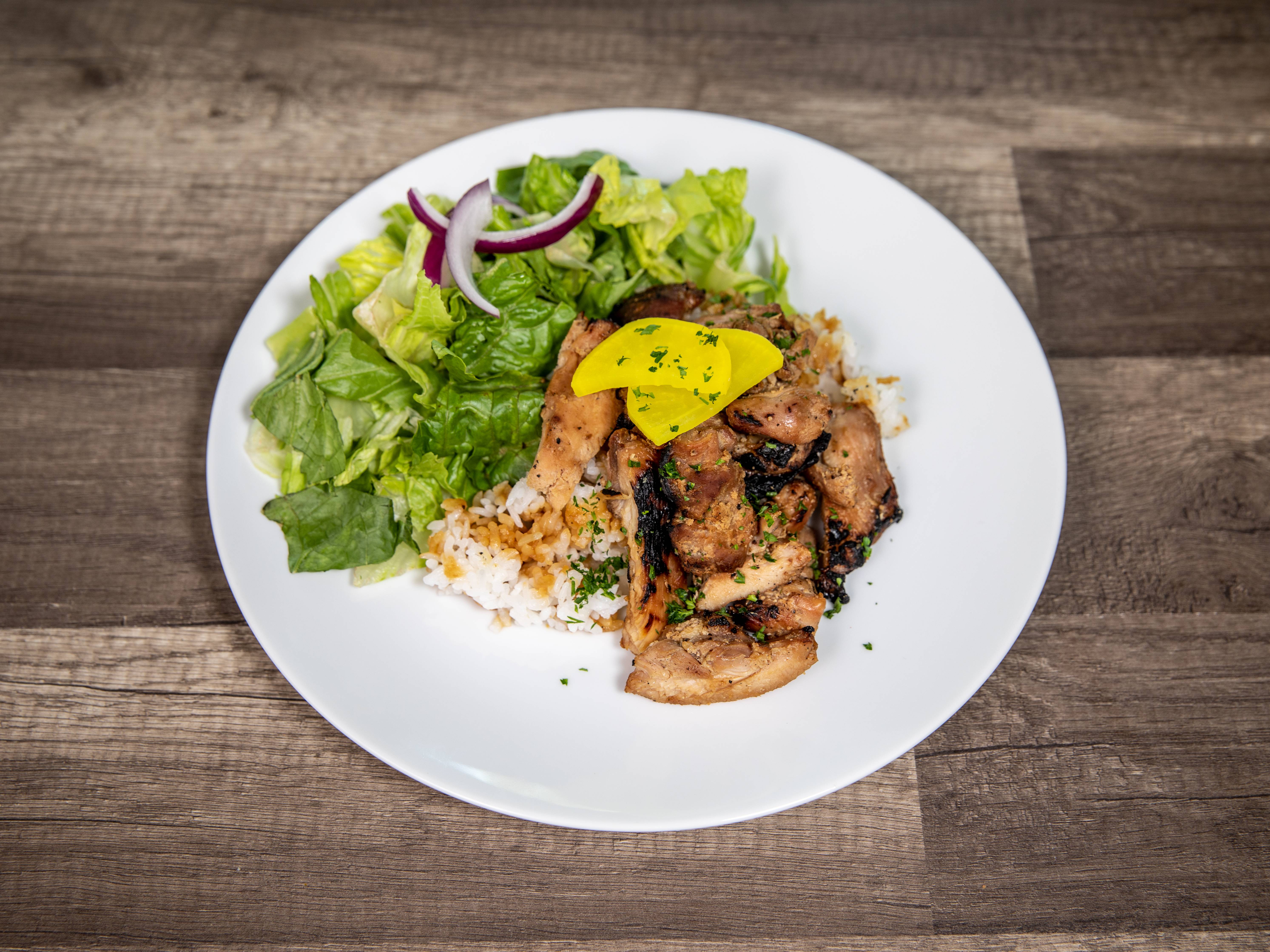 Order Teriyaki Chicken Plate food online from Poke Bay store, Austin on bringmethat.com