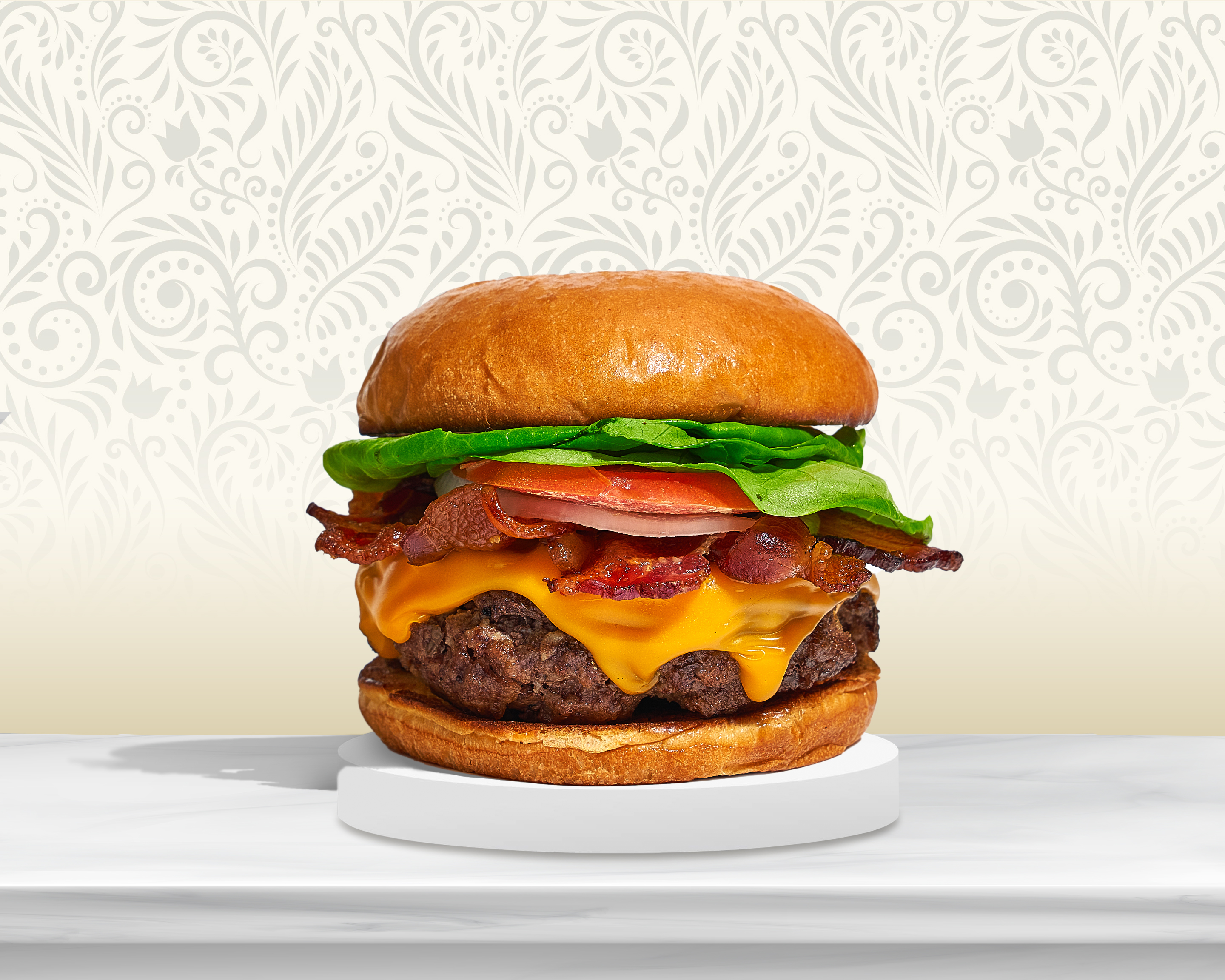 Order Bacon Disco Burger  food online from Hangover Heaven store, Las Vegas on bringmethat.com