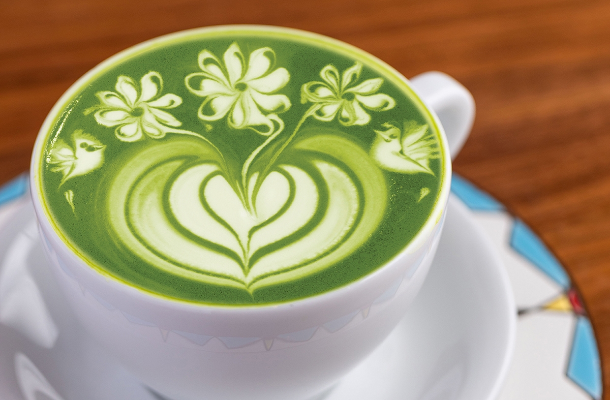 Order Moroccan Mint Latté food online from Urth Caffe store, West Hollywood on bringmethat.com