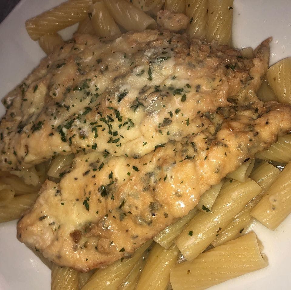 Order Chicken Francaise - Dinner food online from Amy's Family Pizzeria store, Hatboro on bringmethat.com