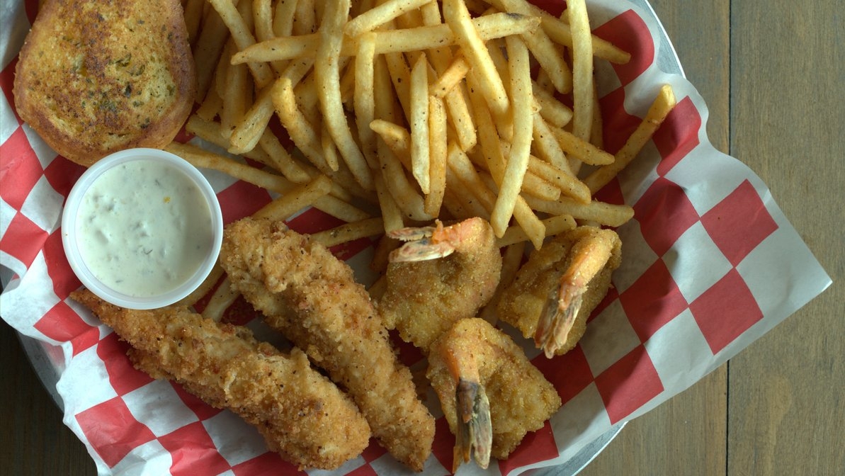 Order 2 Tenders & 3 Shrimp food online from 7 Spice Cajun Seafood store, Humble on bringmethat.com