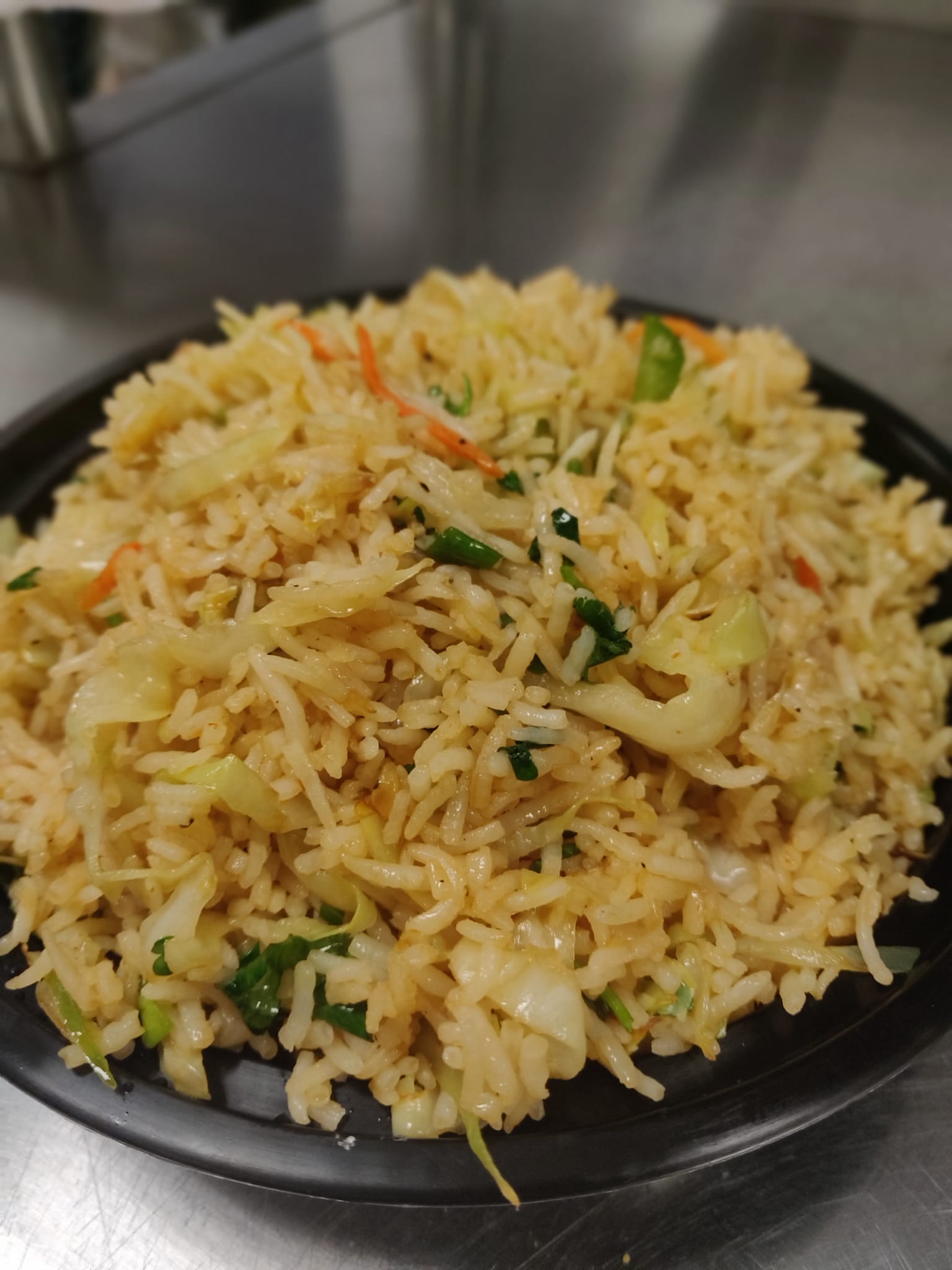 Order Vegetable Fried Rice food online from Hyderabad Biryani House store, Rochester on bringmethat.com