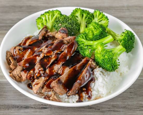 Order Teri Beef and Broccoli food online from Rascals Teriyaki Grill store, Torrance on bringmethat.com