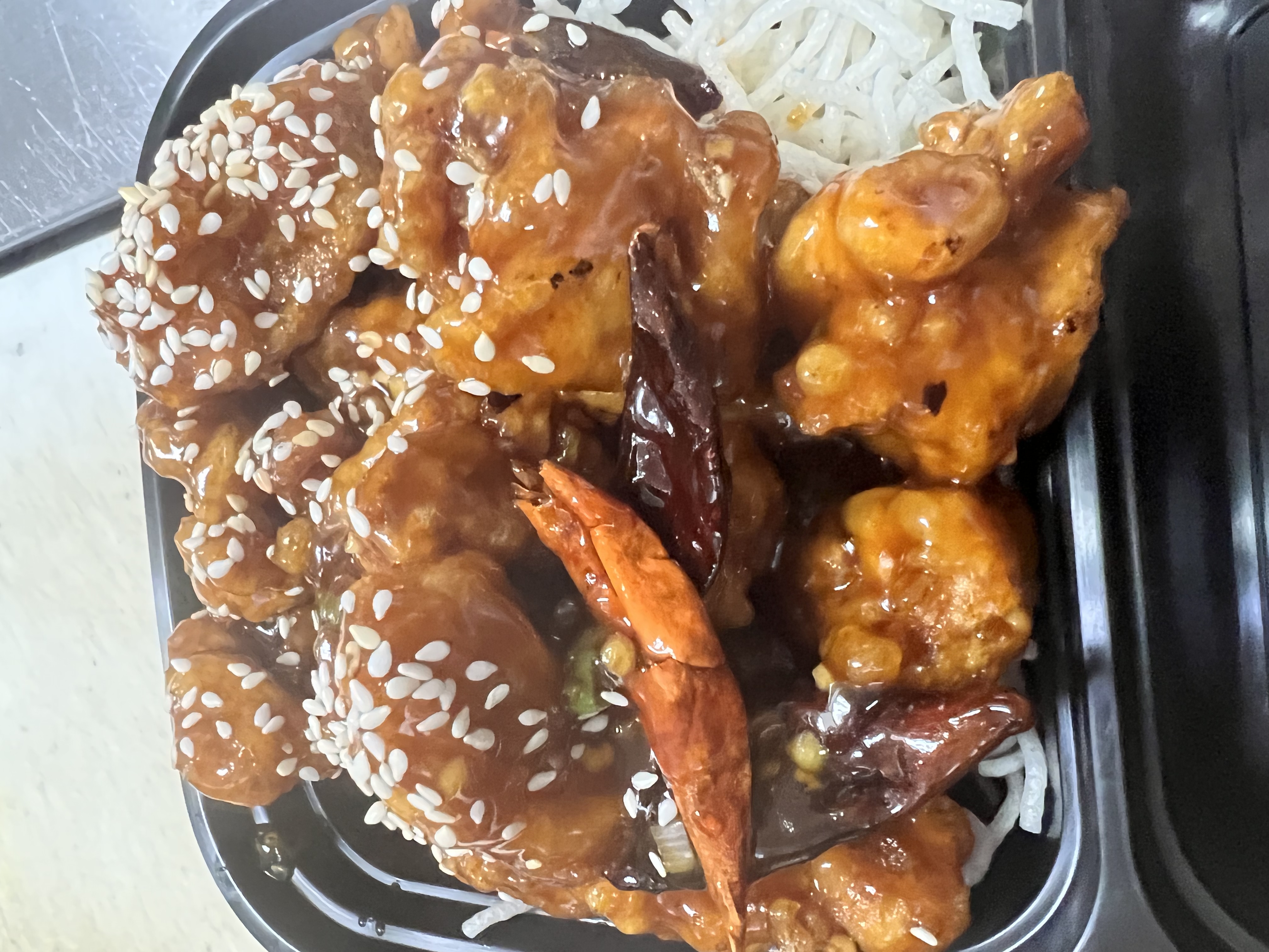 Order H09. Sesame Chicken food online from Chinn's Chinese Restaurant store, Buffalo Grove on bringmethat.com