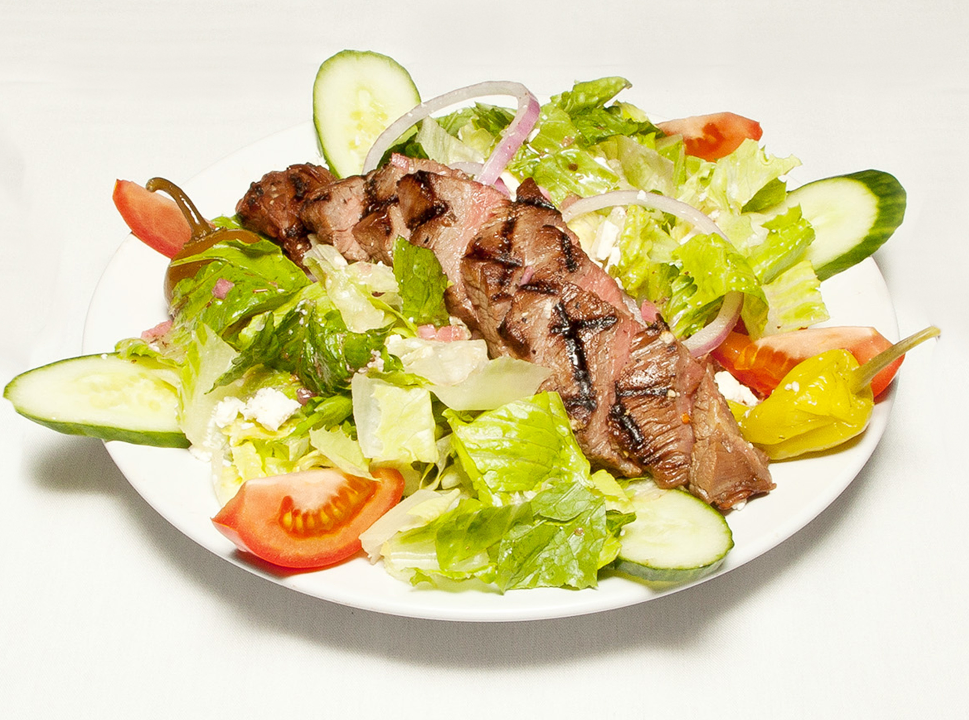 Order Steak Salad food online from Grape Vine Cafe store, Las Vegas on bringmethat.com