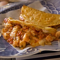 Order Gobernador Shrimp Taco food online from Mariscos Mar Azul store, Yuma on bringmethat.com
