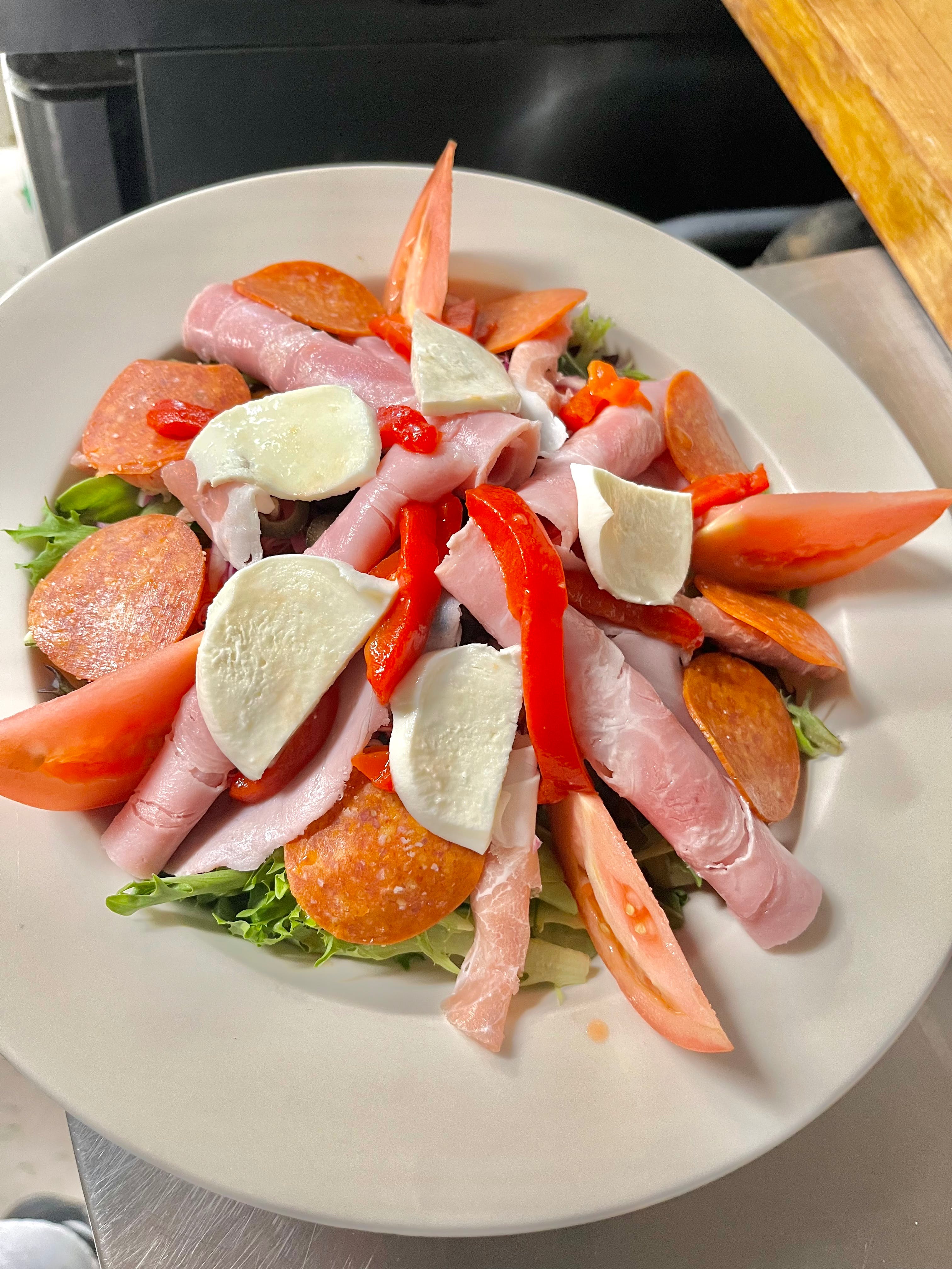 Order Antipasto Salad - Salads food online from Angelina Fine Foods store, Cold Spring on bringmethat.com
