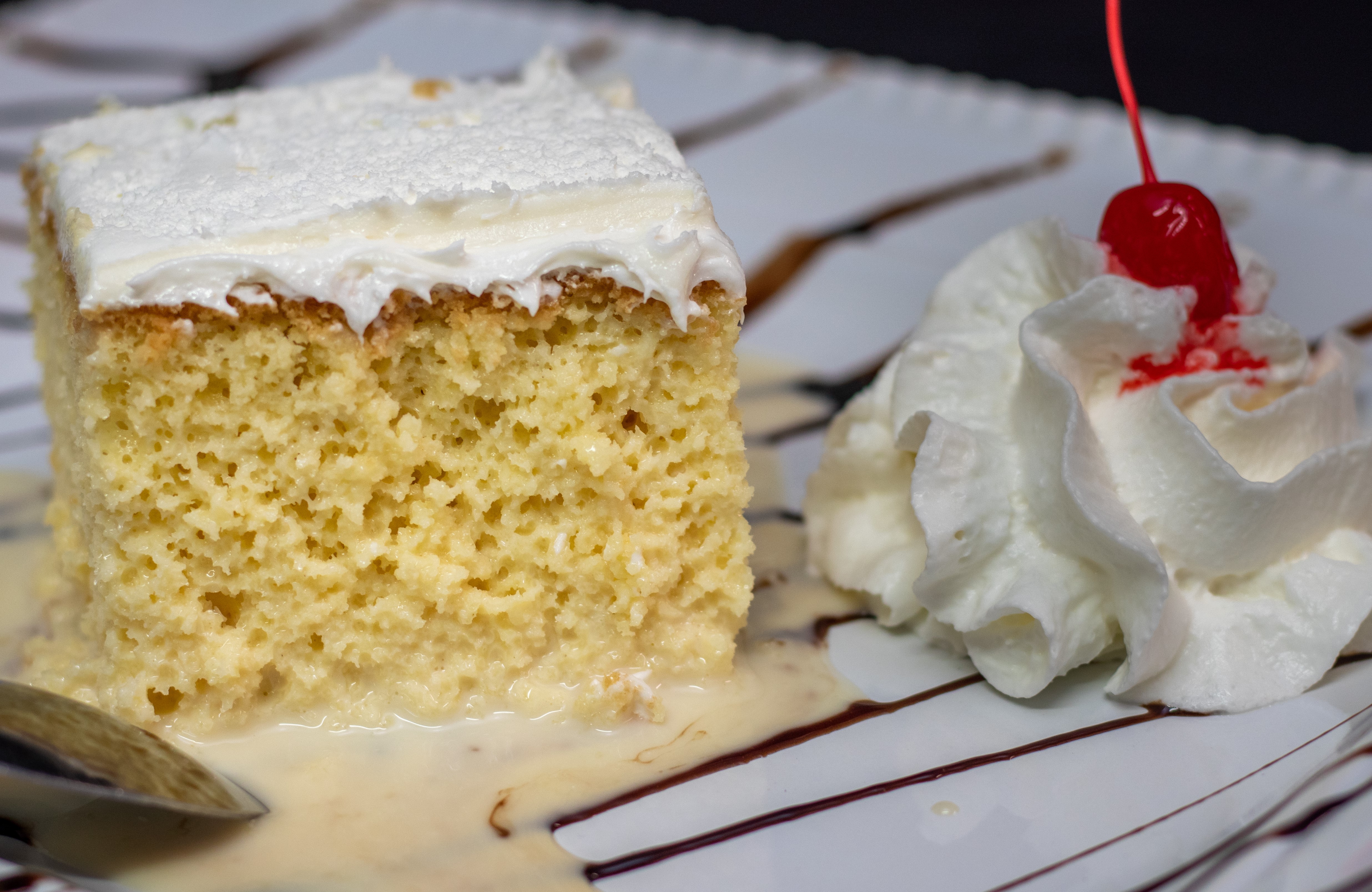 Order Tres Leches food online from Empanadas & More store, Smithtown on bringmethat.com
