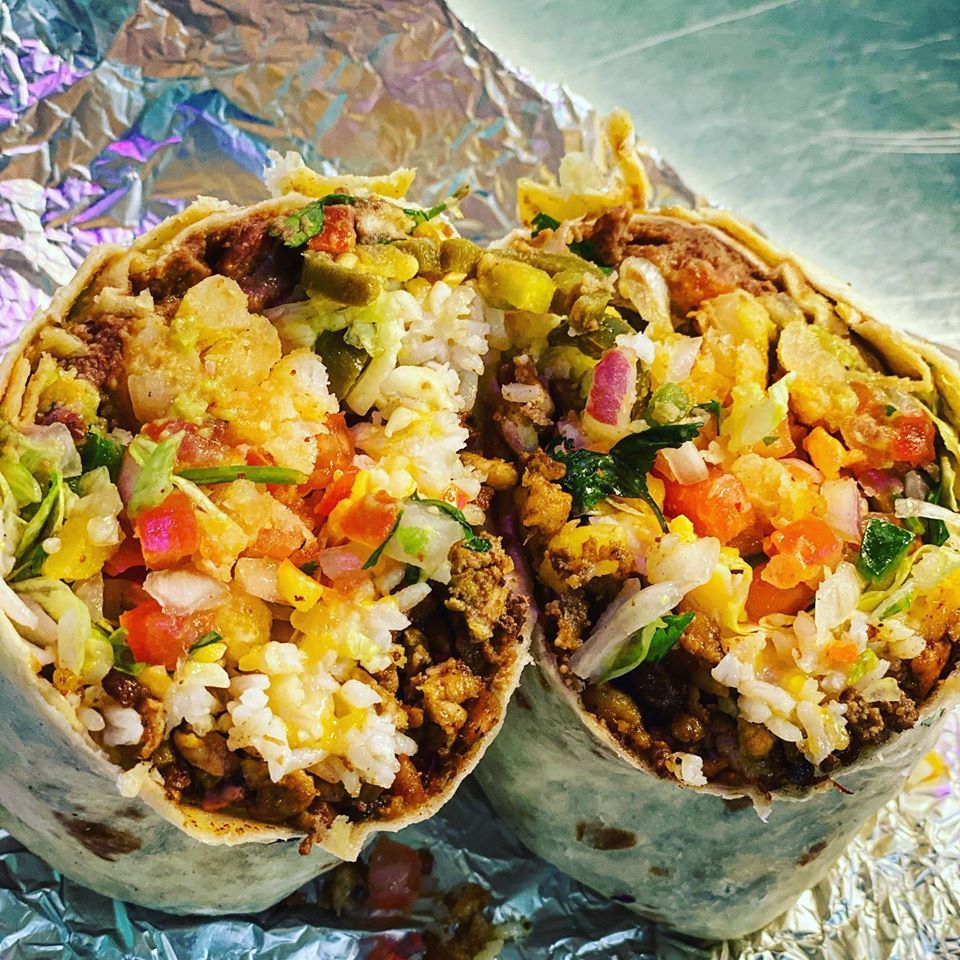 Order Build Your Burrito with Extra Large White Tortilla food online from Byob store, Anderson on bringmethat.com