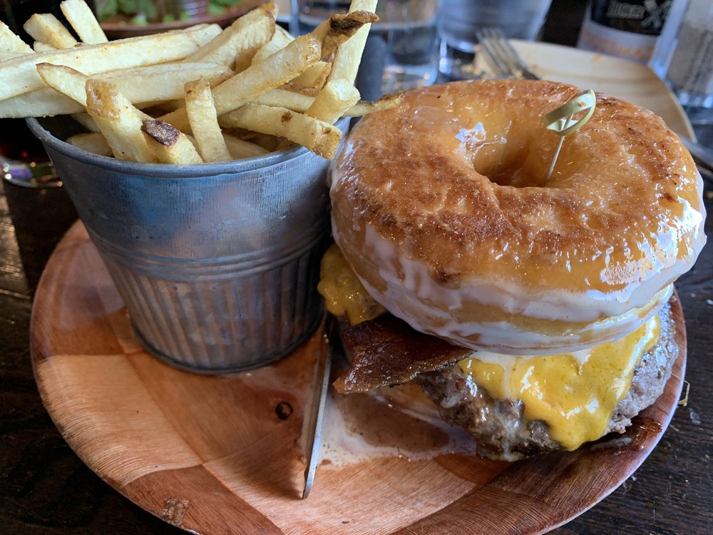 Order Donut Burger food online from Fat Cat Bar & Grill, Tahoe City store, Tahoe City on bringmethat.com